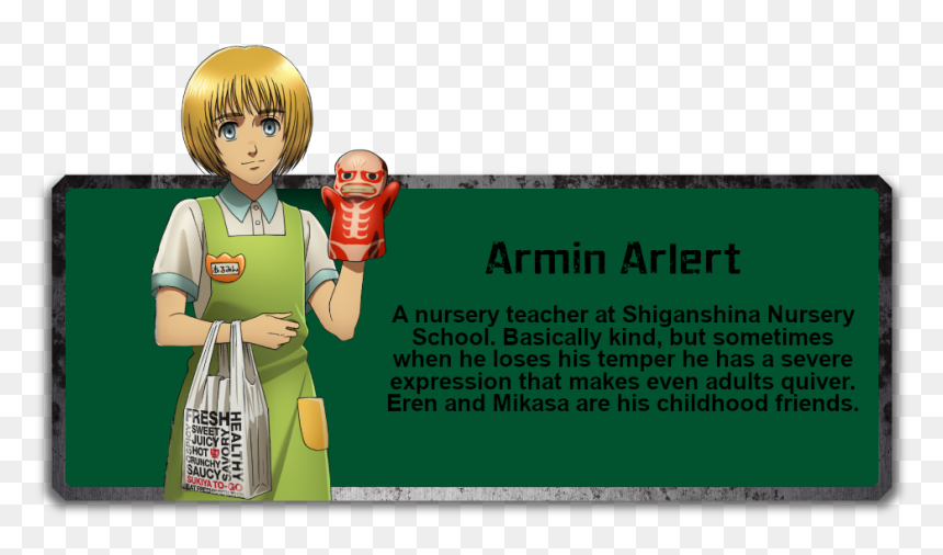 Cartoon, HD Png Download - armin arlert png