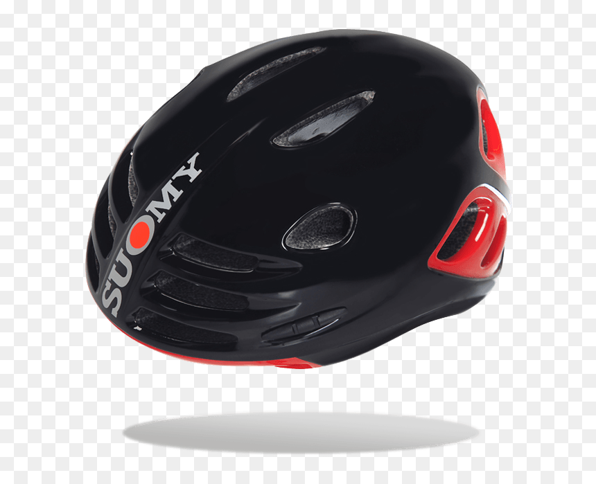 Sfera Black Glossy/red Glossy - Suomy Sfera Black Glossy Red Glossy, HD Png Download - black helmet png