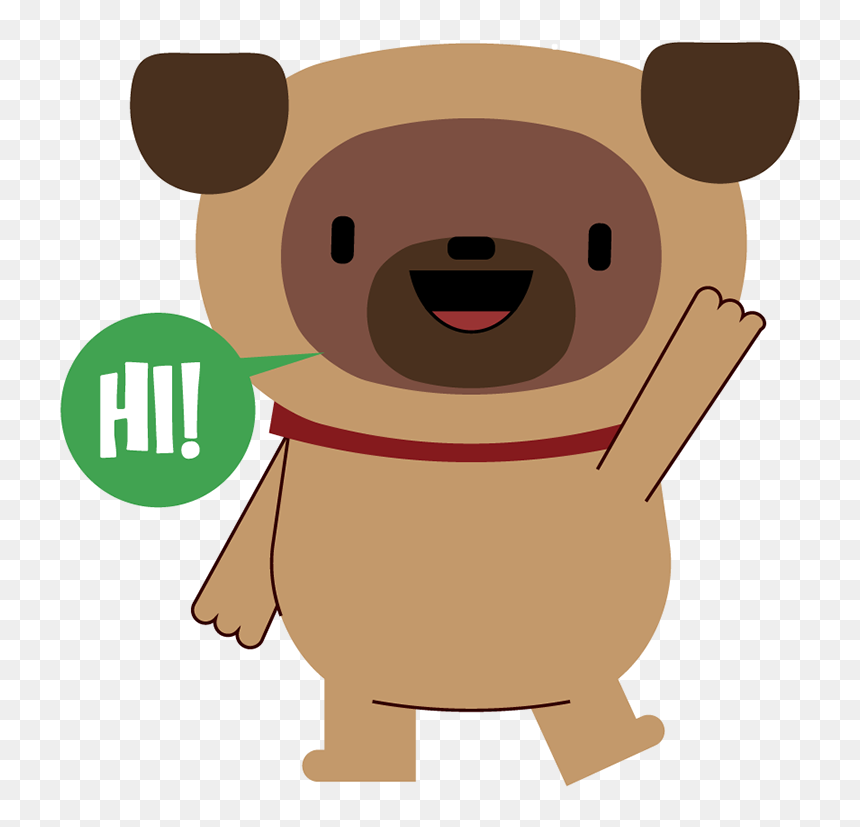 Cartoon, HD Png Download - pug head png