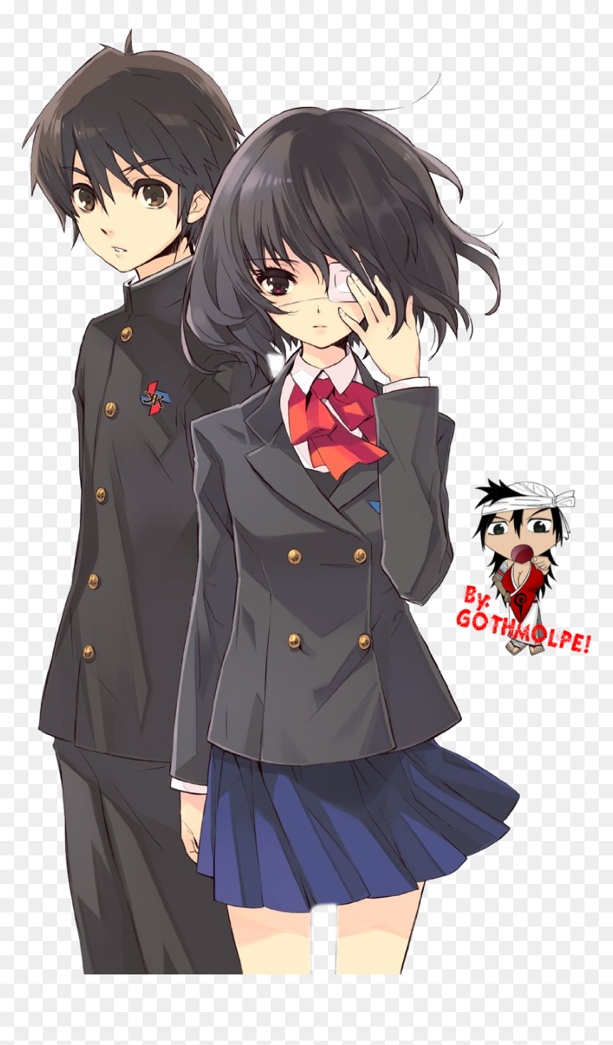 Sakakibara Misaki Mei Another, HD Png Download - misaki mei png