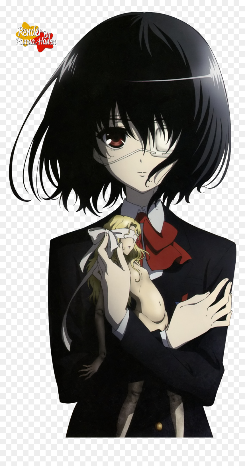 Another Anime Mei, HD Png Download - misaki mei png