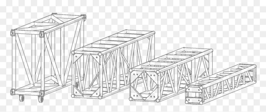 Technical Drawing, HD Png Download - stage truss png