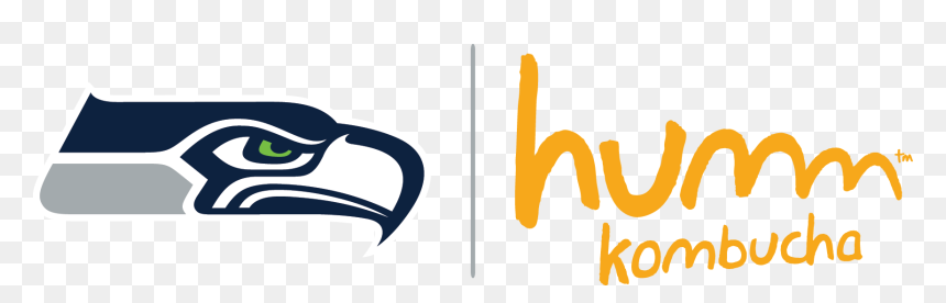 Seattle Seahawks And Humm Kombucha - Humm Kombucha Logo Png, Transparent Png - seahawks png logo