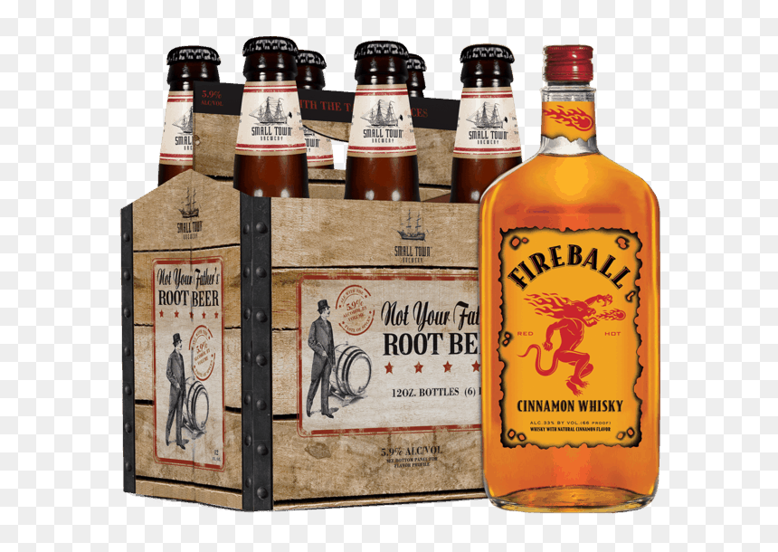Fireball Cinnamon Whiskey India, HD Png Download - fireball whiskey logo png