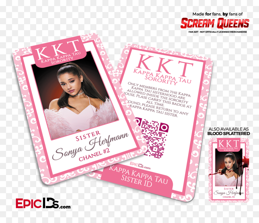Kappa Kappa Tau "scream Queens - Kappa Kappa Tau Minecraft, HD Png Download - scream queens png