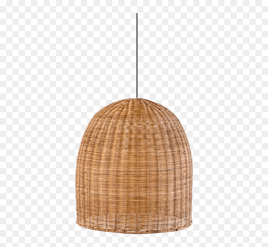 Saiph Lampara De Techo De Mimbre - Lampshade, HD Png Download - techo png