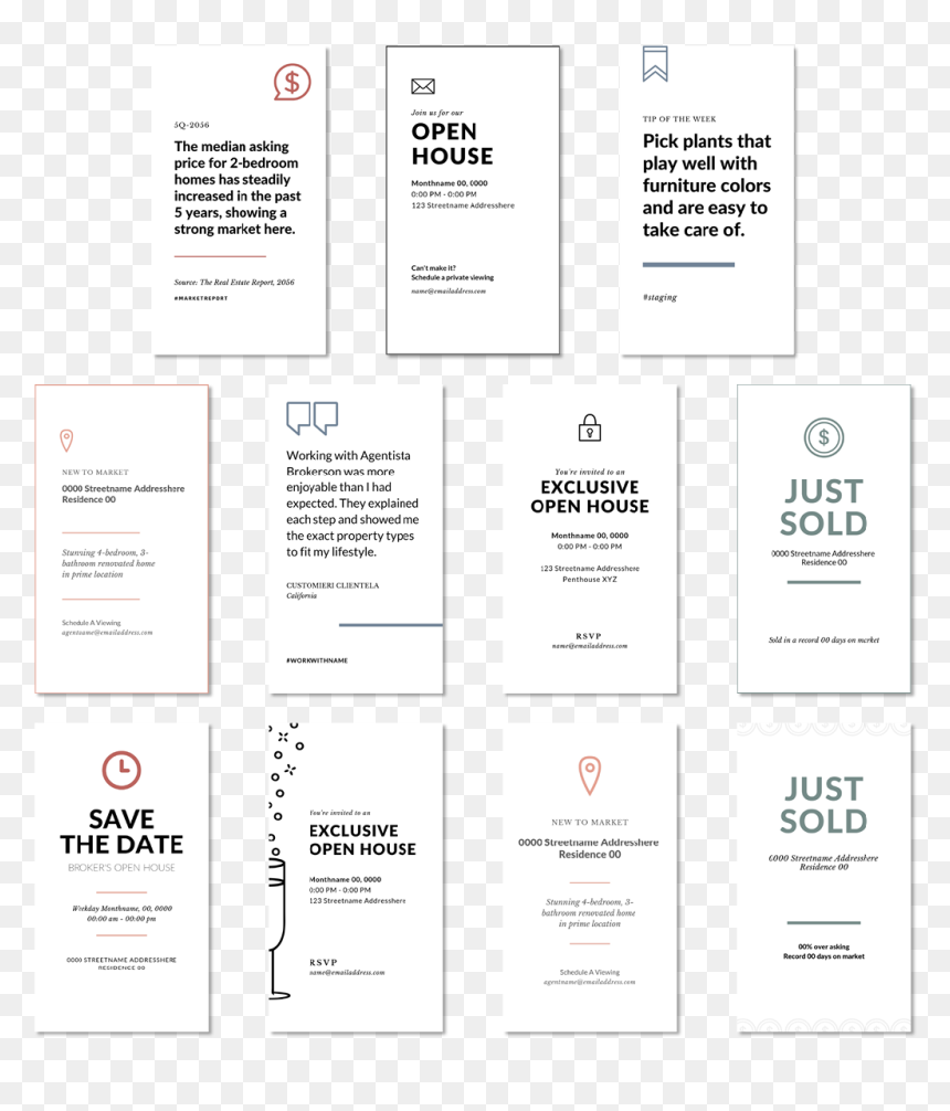 Canva Instagram Stories For Real Estate - Property Instagram Stories, HD Png Download - real estate icons png