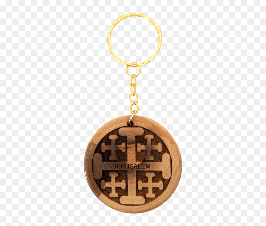 Keychain, HD Png Download - jerusalem cross png