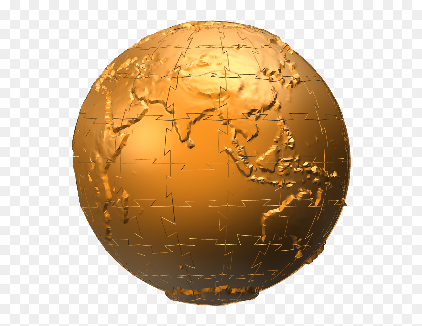 3d Sphere Puzzlerizer, HD Png Download - wireframe globe png