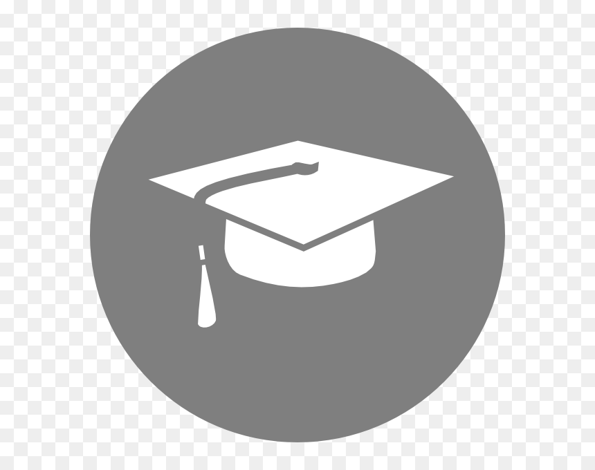 Blue Mortar Board Icon, HD Png Download - mortar board png