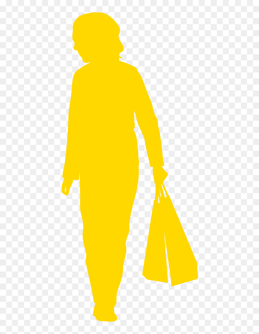 Drawing Silhouette Icon - Standing, HD Png Download - human icon vector png
