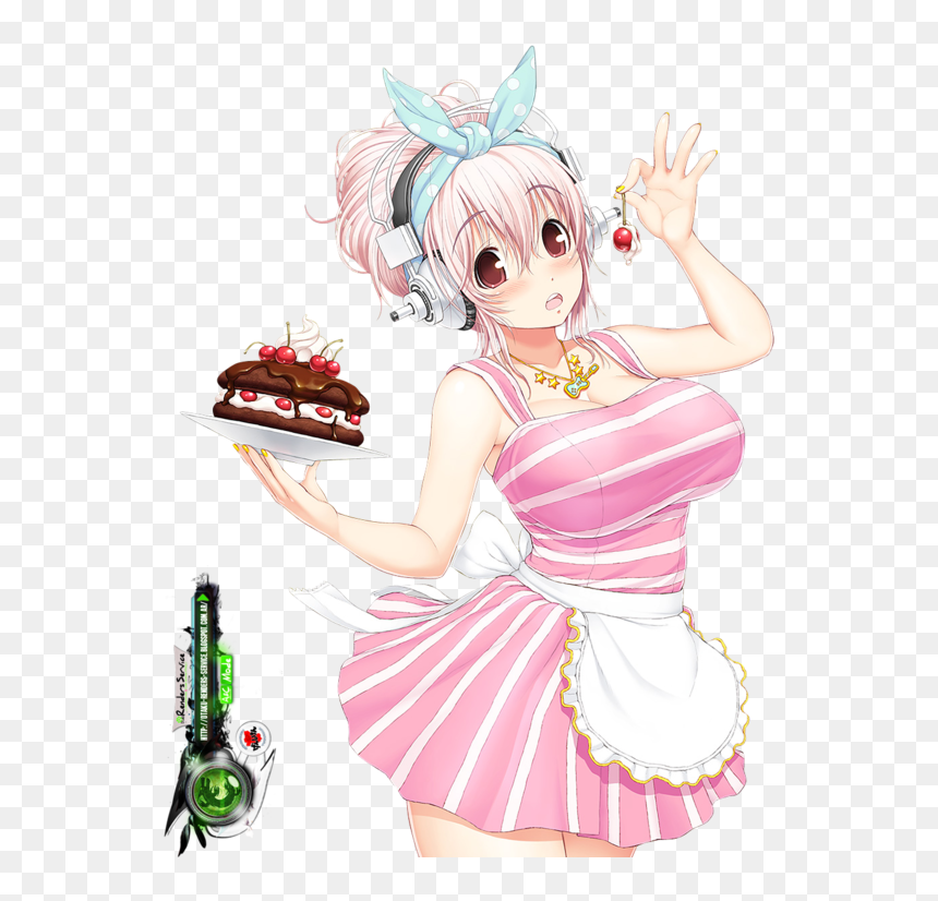 Super Sonico Png Hd - Super Sonico Tsuji Santa, Transparent Png - sonico png