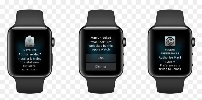 Apple Watch Notifications, HD Png Download - macbook back png
