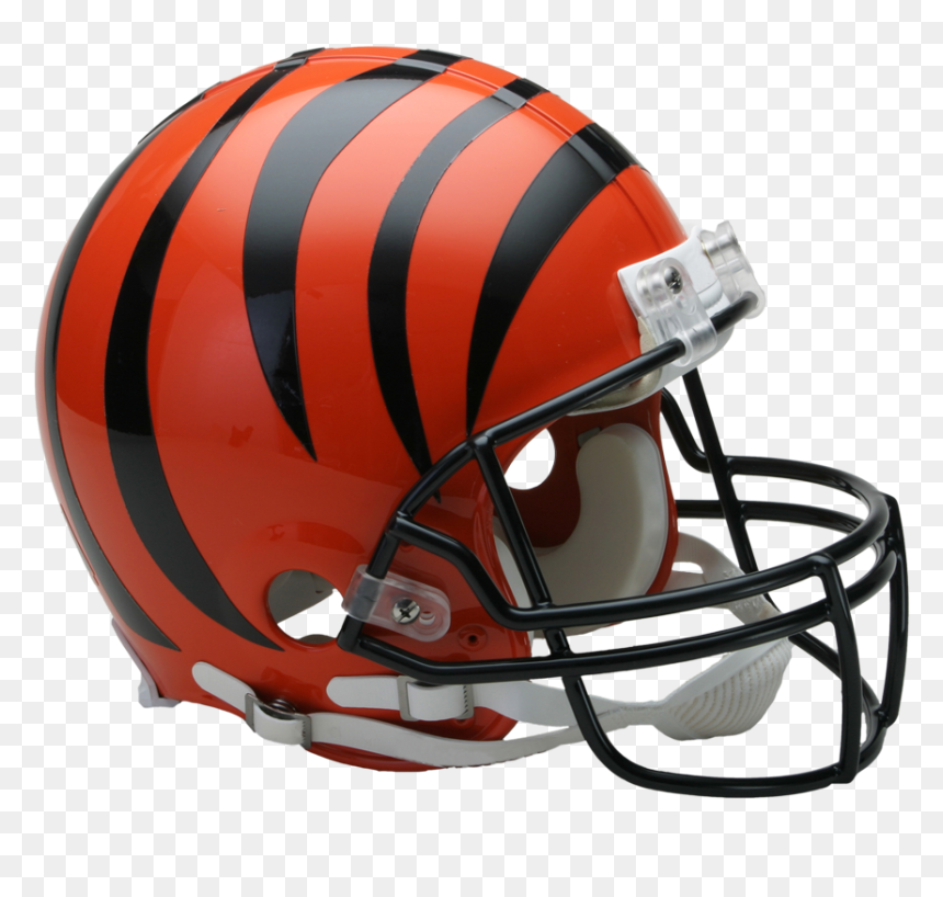 Cincinnati Bengals Vsr4 Authentic Helmet - Football Helmet, HD Png Download - cincinnati bengals png