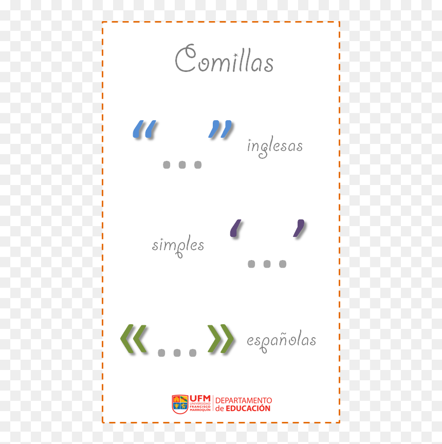 Comillas - Universidad Francisco Marroquín, HD Png Download - comillas png