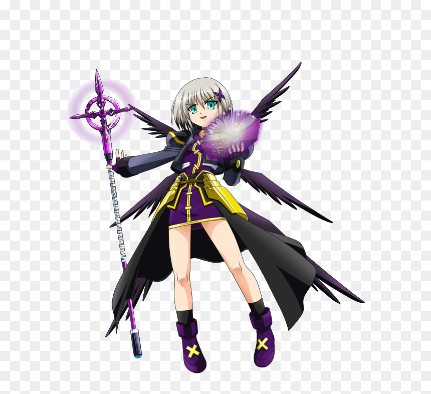Magical Girl Lyrical Nanoha Lolis, HD Png Download - anime girl confused png