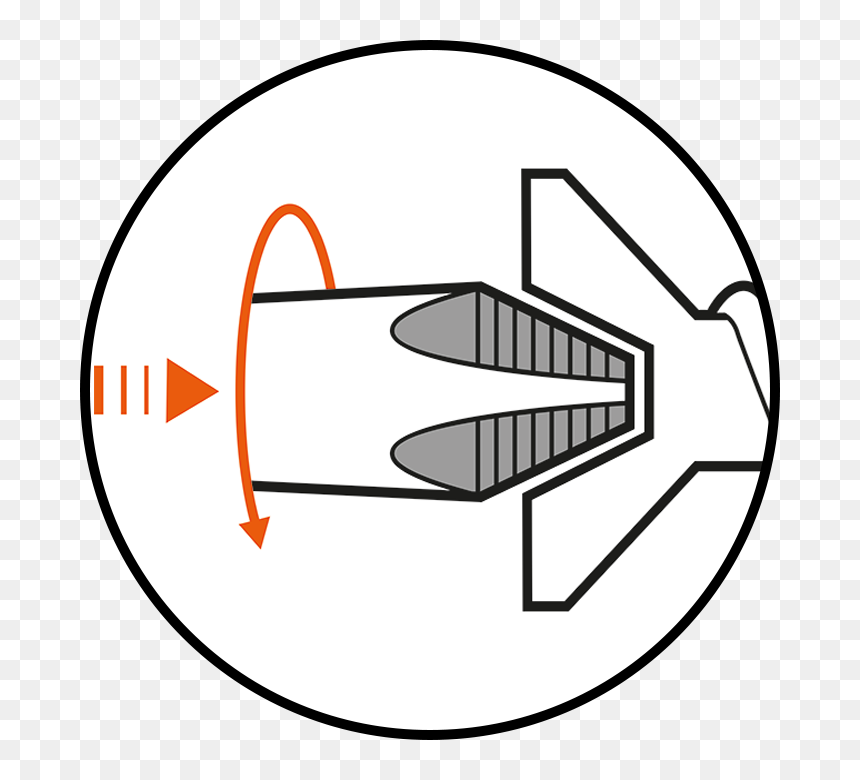 Transparent Phillips Screwdriver Clipart - Circle, HD Png Download - spiky circle png