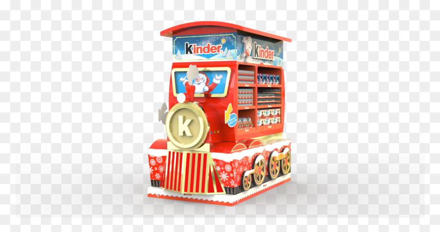 Kinder Surprise 2016 Xmas Interactive Train By Dustin - Cartoon, HD Png Download - kinder surprise png