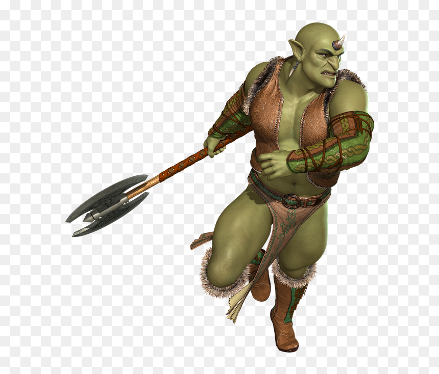 Cartoon, HD Png Download - orc warrior png