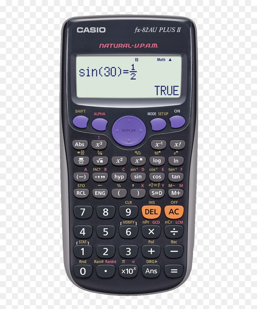 Calculator Png Picture - Casio Fx 82za Plus, Transparent Png - scientific calculator png