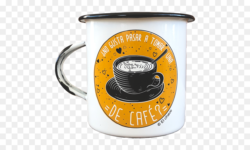 Taza De Peltre De Cafe, HD Png Download - chavo del 8 png