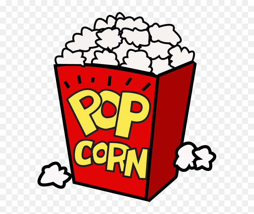 Movie Popcorn Clip Art, HD Png Download - popcorn png
