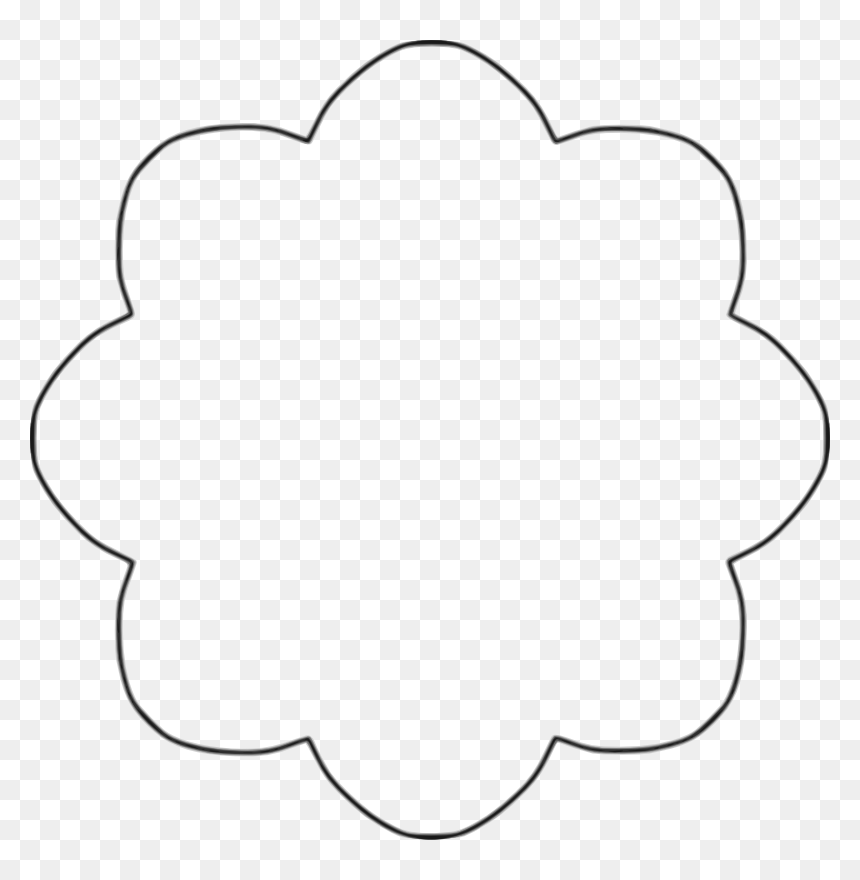 Line Art, HD Png Download - white circle png