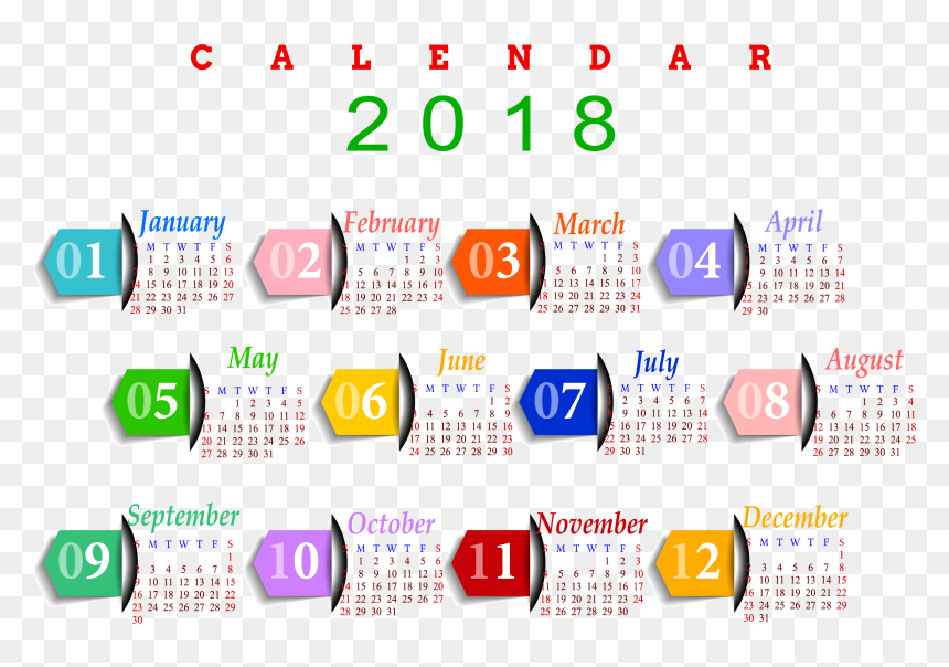 Calendar 2019 Png Hd, Transparent Png - calendar png