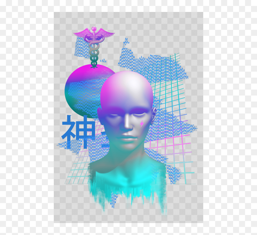 Vapor Wave Art Sad Aesthetic, HD Png Download - vaporwave png