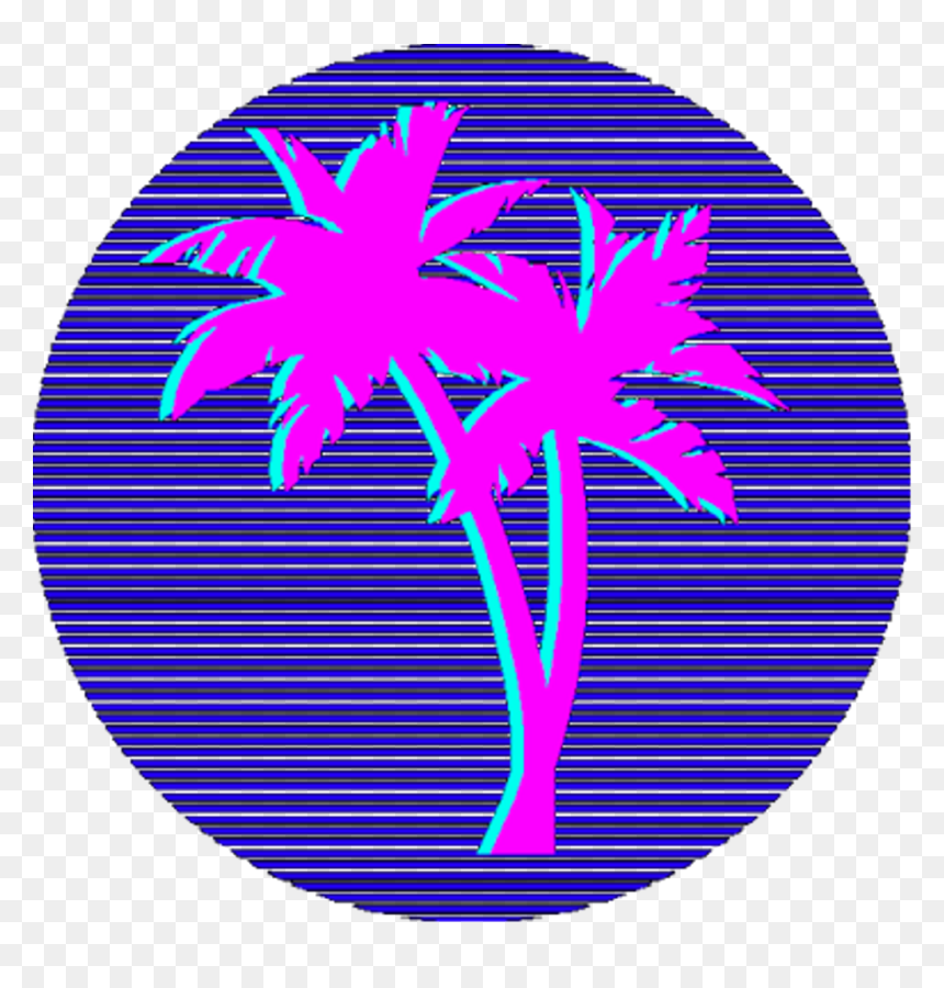 Vaporwave Palm Tree, HD Png Download - vaporwave png