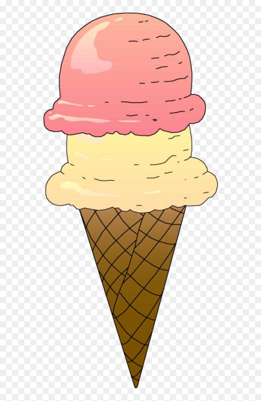 Ice Cream Cone Clipart, HD Png Download - ice cream png