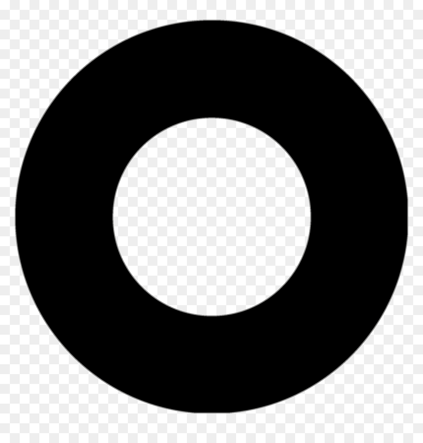 Pie Chart Vector Png, Transparent Png - black circle png