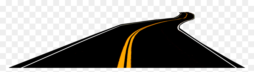 Black & Yellow Road Png, Transparent Png - road png