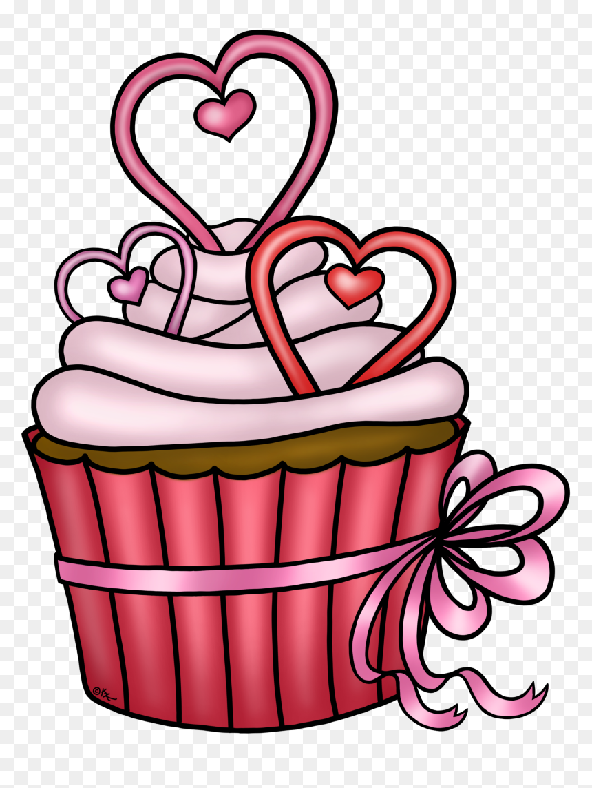 Happy Birthday Cupcakes Drawings, HD Png Download - cupcake png