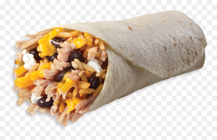 Taco Time Casita Burrito Chicken, HD Png Download - taco png