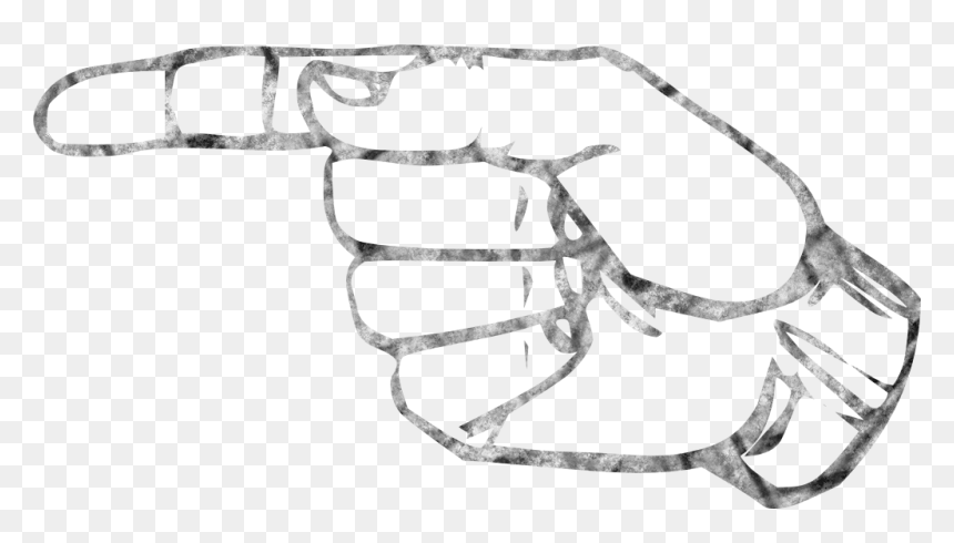 G In Sign Language Drawing, HD Png Download - grunge png