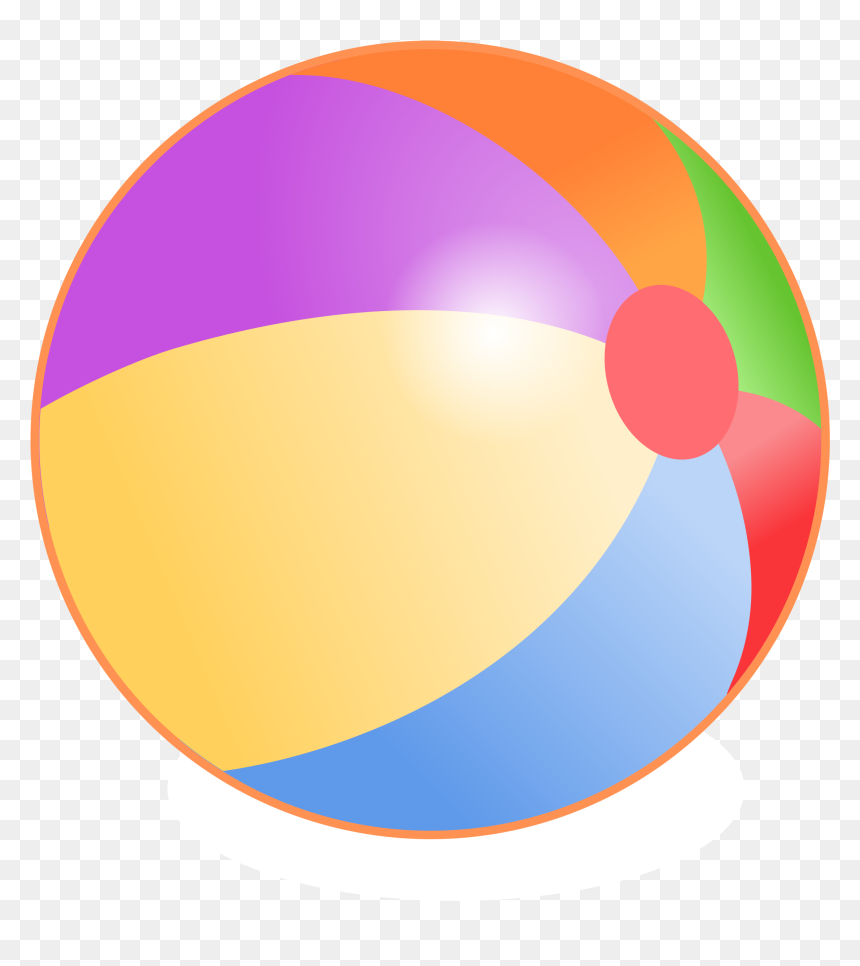 Beach Ball Clipart Png, Transparent Png - beach png
