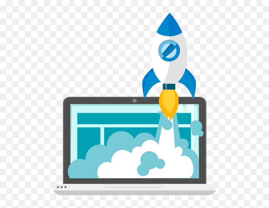 Ракета Компьютер, HD Png Download - rocket png