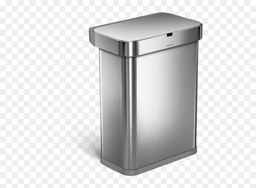 Simplehuman Smart Trash Can, HD Png Download - trash can png