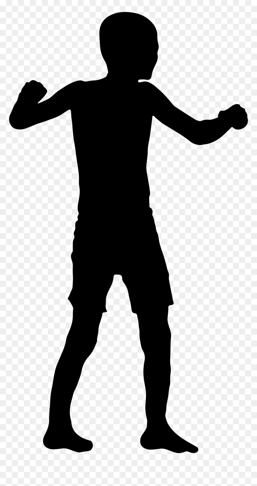 Silhouette Of Boy Png, Transparent Png - beach png