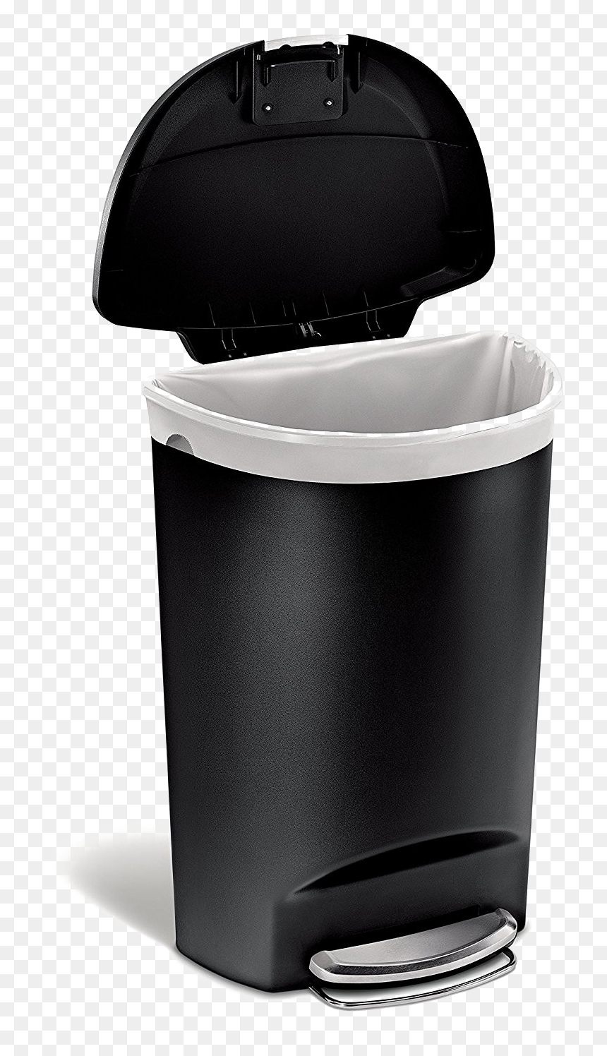 Trash Can With Step Pedal, HD Png Download - trash can png