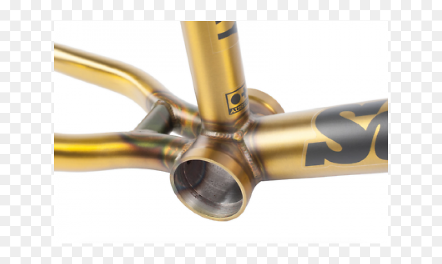 Road Bicycle, HD Png Download - gold frame png