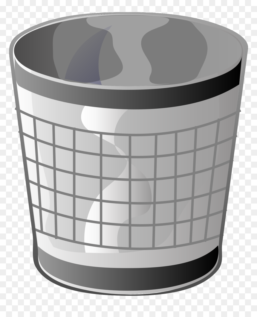 Bin Clip Art, HD Png Download - trash can png