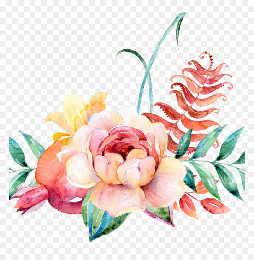 Transparent Flower Border Png, Png Download - floral png