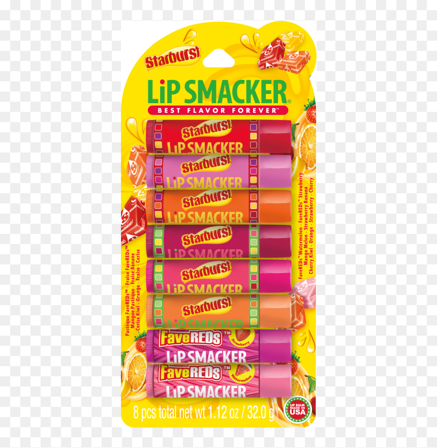 Lip Smacker Starburst Cherry, HD Png Download - starburst png