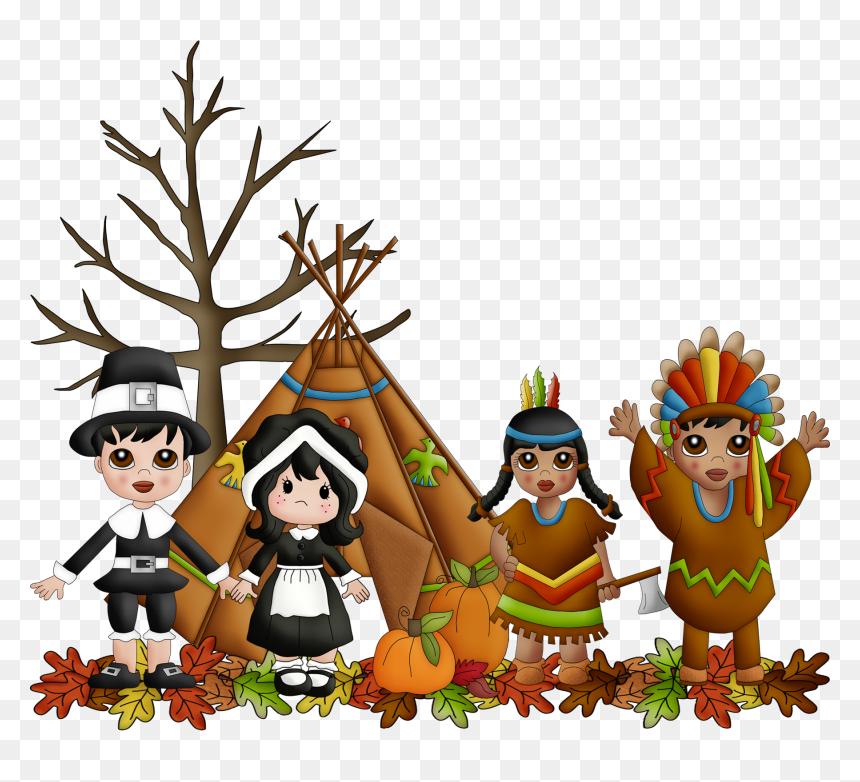 Pilgrims Thanksgiving, HD Png Download - thanksgiving png