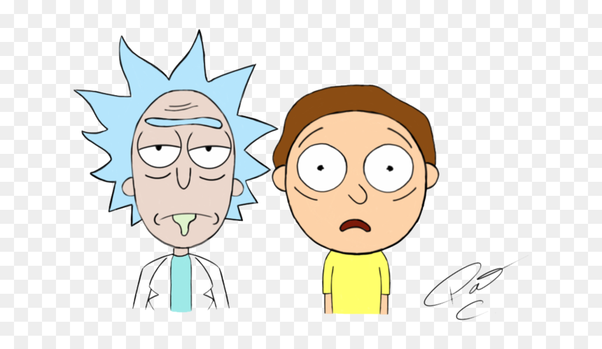 Rick And Morty Portrait, HD Png Download - rick and morty png