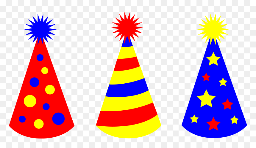 Birthday Hat Vector Png, Transparent Png - birthday hat png