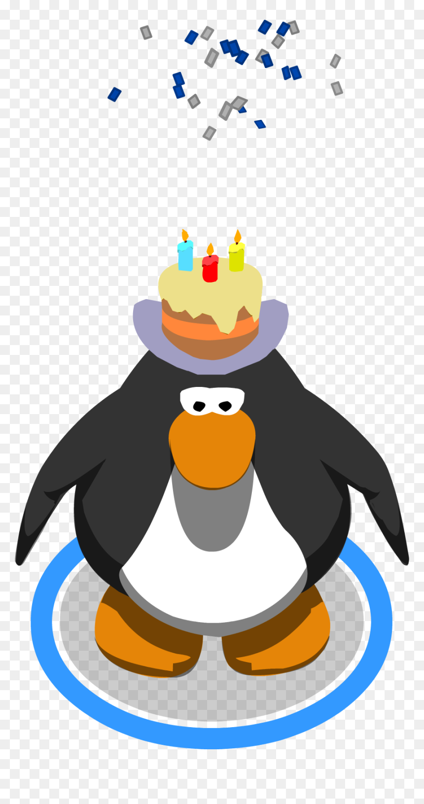 Club Penguin Kermit Costume, HD Png Download - birthday hat png