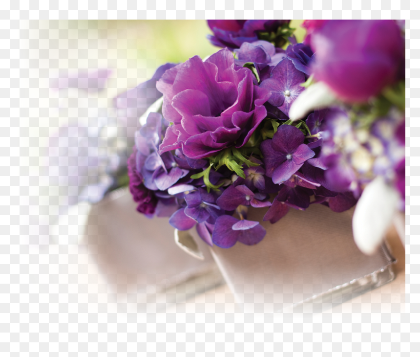 Purple Flower Centerpieces, HD Png Download - floral png